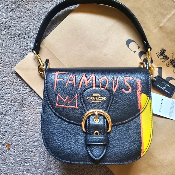 SOLD Coach x BASQUIAT Kleo Shoulder - Picture 2 of 9
